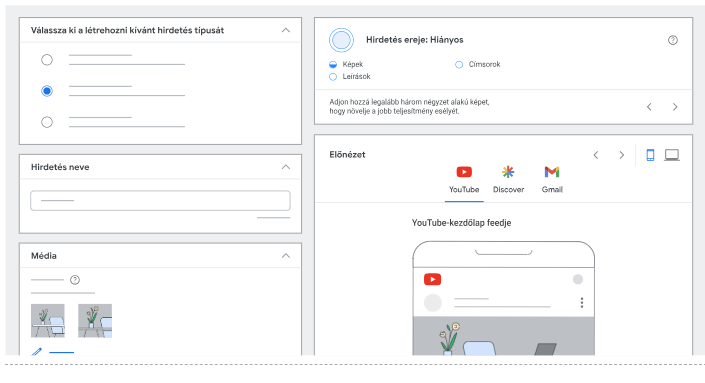 Google demand gen kampany létrehozása